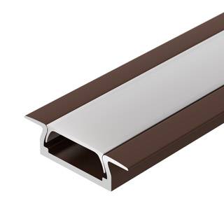 Профиль MIC-F-2000 ANOD Brown Light (Arlight, Алюминий)