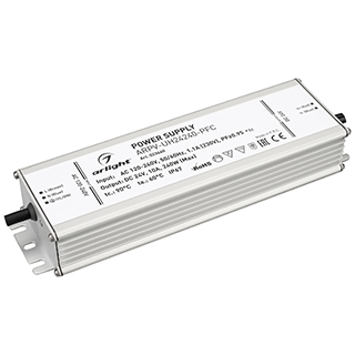 Блок питания ARPV-UH24240-PFC (24V, 10.0A, 240W) (Arlight, IP67 Металл, 7 лет)