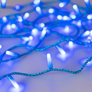 Светодиодная гирлянда ARD-STRING-CLASSIC-10000-BLUE-100LED-MILK-STD Blue (230V, 7W) (Ardecoled, IP65)