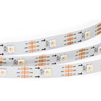 Лента SPI 2-5000-AM 5V RGB-White (5060,150 LED x1) (Arlight, Открытый)