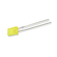 Светодиод ICL-2х5х7mm LE80 (yellow, 200-400mcd, diffuse)