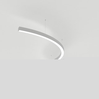 Светильник SP-LINE-HANG ARC-S3535-D1500-124W Warm3000 (WHITE, 230V) (Arlight, Металл)