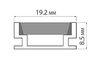 Алюминиевый Профиль 1м HR-1000 (Arlight, Открытый)