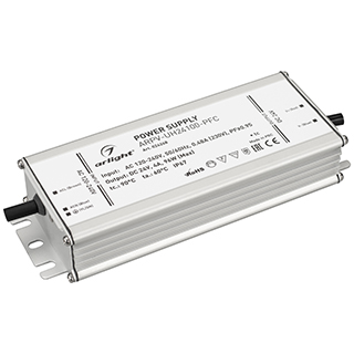 Блок питания ARPV-UH24100-PFC (24V, 4.0A, 96W) (Arlight, IP67 Металл, 7 лет)