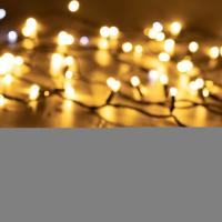 Светодиодная гирлянда ARD-STRING-CLASSIC-10000-BLACK-100LED-FLASH WARM (230V, 7W) (Ardecoled, IP65)