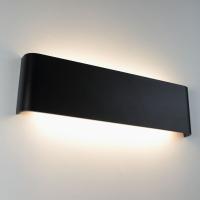 Светильник настенный светодиодный JH-BD-B02 DHL23 (220V, 12W, черный корпус, warm white)