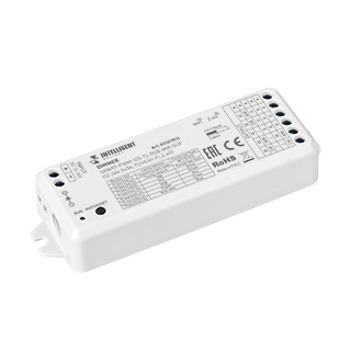 INTELLIGENT ARLIGHT Диммер SMART-PWM-105-72-RGB-MIX-SUF (12-24V, 5x3A, TUYA Wi-Fi, 2.4G) (IARL, IP20 Пластик, 5 лет)