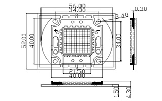 Мощный светодиод ARPL-30W-EPA-5060-PW (1050mA) (Arlight, -)