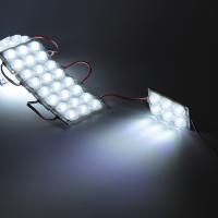 Светодиодный модуль 6 led 3030 MOD110 (12V, cool white,  IP65)