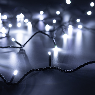 Светодиодная гирлянда ARD-STRING-HOME-5000-GREEN-50LED-FLASH WHITE (230V, 3.5W) (Ardecoled, IP20)