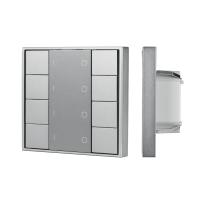 INTELLIGENT ARLIGHT Кнопочная панель DALI-201-23-4G-DIM-DT6-IN Silver (BUS, Frame) (IARL, IP20 Металл, 3 года)
