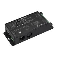 INTELLIGENT ARLIGHT Декодер SMART-DMX512-104-83-RDM-SUF (12-48V, 4x8A, XLR3/RJ45) (IARL, IP20 Металл, 5 лет)