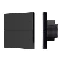 INTELLIGENT ARLIGHT Кнопочная панель SMART DALI-301-22-4K-D2-IN Black (BUS, Frameless) (IARL, IP20 Пластик, 5 лет)