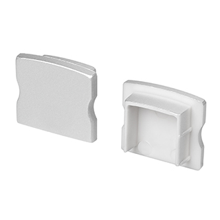 Заглушка LINE-1715 SILVER глухая (Arlight, Пластик)