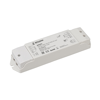 INTELLIGENT ARLIGHT Диммер SMART-PWM-103-72-RGB-PS-SUF Grey (12-48V, 3x6A, 2.4G) (IARL, IP20 Пластик, 5 лет)