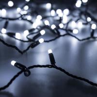 Светодиодная гирлянда ARD-STRING-CLASSIC-1000-BLACK-100LED-MILK-PULSE White (230V, 7W) (Ardecoled, IP65)