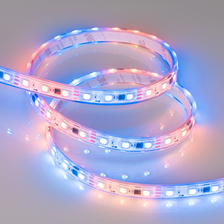 Лента SPI-5000P-5060-60 12V Cx3 RGB (12mm, 14.4W/m, IP66) (Arlight, Закрытый, IP66)