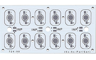 Плата 60x120-12E PARALLEL (6S-6S, 724-98) (Turlens, -)