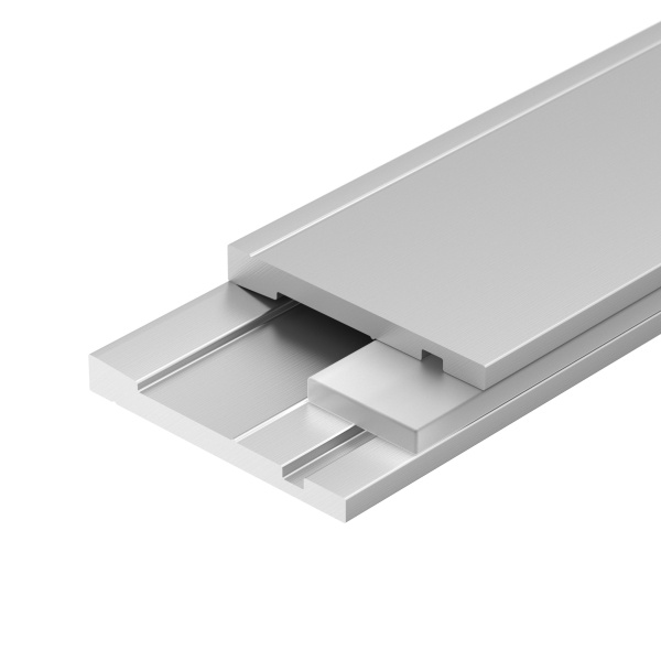 Профиль с экраном ARH-NANOLINE-5-2000 ANOD (Arlight, Алюминий)