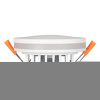 Светодиодная панель LTD-85SOL-5W Warm White (Arlight, IP44 Пластик, 3 года)