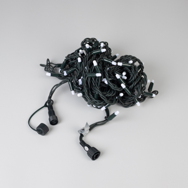 Светодиодная гирлянда ARD-STRING-PRO-1000-GREEN-100LED-MILK-PULSE White (230V, 7W) (Ardecoled, IP65)