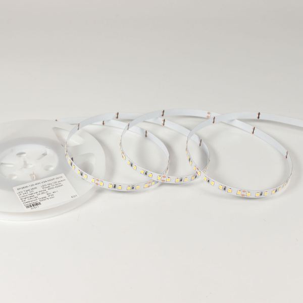Светодиодная лента Standart Pro class, 2835, 120 led/m, 8mm, без скотча, day white, 24V, IP20, SL15