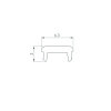 Экран SL-BEVEL-W21-2000 OPAL (Arlight, Пластик)