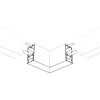 Угол S2-LINE-3360-L90 прямой (Arlight, Металл)