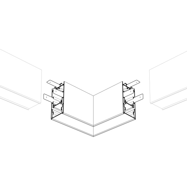 Угол S2-LINE-3360-L90 прямой (Arlight, Металл)