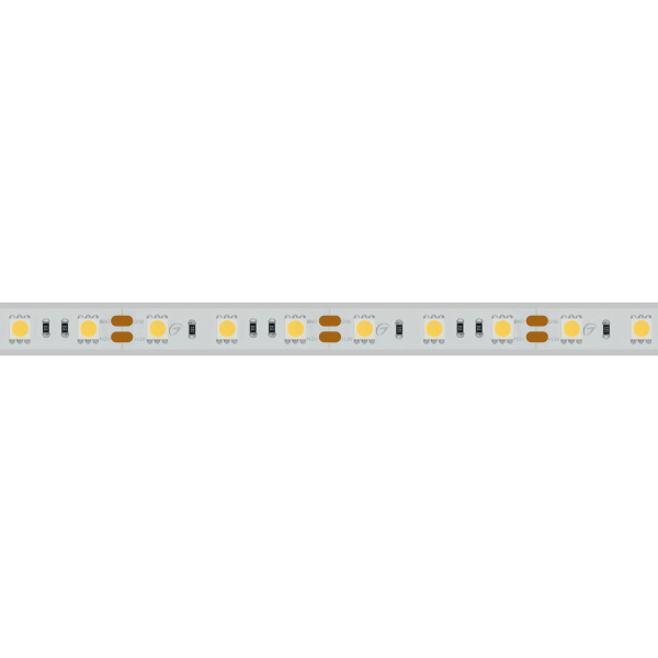 Лента RTW 2-5000PGS 12V Warm 2x (5060, 300 LED, LUX) (Arlight, 14.4 Вт/м, IP67)