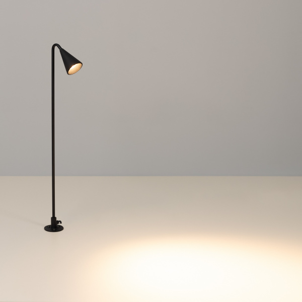 Светильник KT-HAREBELL-BOLL-H450-3W Warm3000 (BK, 40 deg, 24V) (Arlight, IP65 Металл, 3 года)