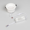 Светильник MS-DROP-BUILT-R105-14W Warm3000 (WH, 85 deg, 230V) (Arlight, IP54 Металл, 5 лет)
