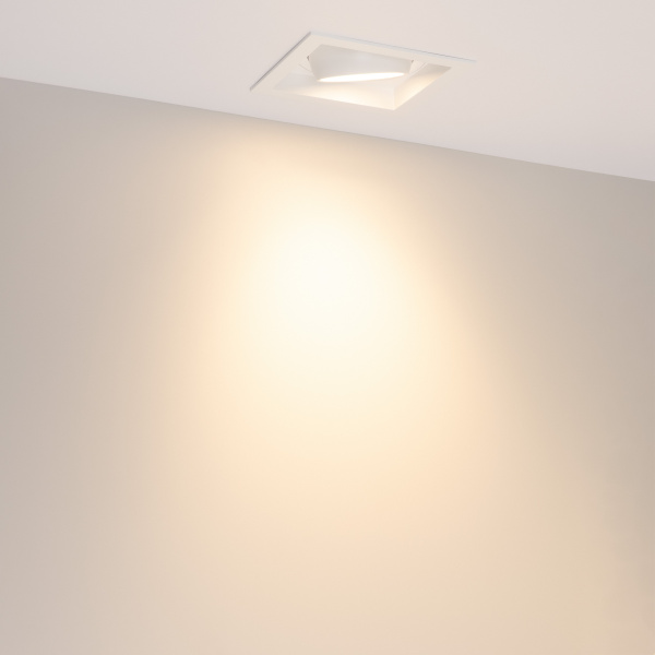 Светильник MS-VORTEX-BUILT-S140x140-30W Warm3000 (WH-WH, 50 deg, 230V) (Arlight, IP20 Металл, 5 лет)