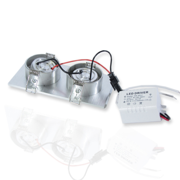 Светодиодный светильник точечный RW (2W, Warm White)