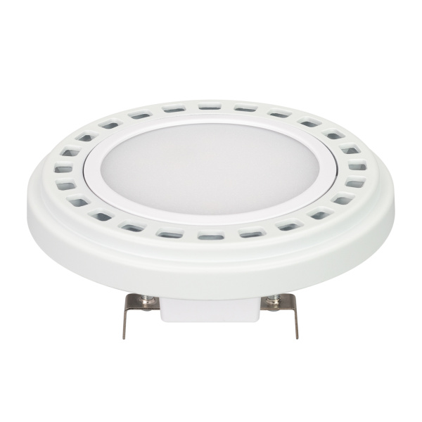 Лампа AR111-UNIT-G53-12W- Warm3000 (WH, 120 deg, 12V) (Arlight, Металл)