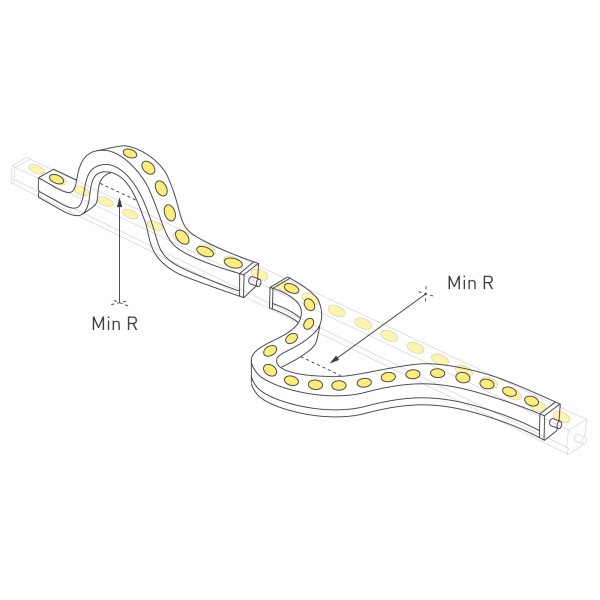 Грейзер THOR-3D-A24-25x27mm 24V White6000 (24 W/m, IP65, 1m, wire x2) (Arlight, Вывод прямой, 3 года)