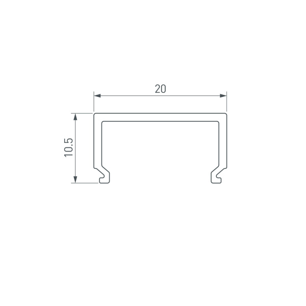 Экран SL-LINE-2011-2500 Square OPAL (Arlight, Пластик)