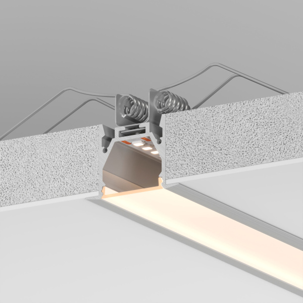 Профиль LINIA25-F-2000 ANOD  (Arlight, Алюминий)