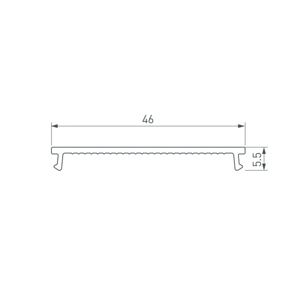 Экран SL-LINE-5060-2000 Frost (Arlight, Пластик)