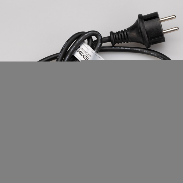 Шнур питания ARD-CLASSIC-STD-1.5M Black (230V, 1.6A) (Ardecoled, Закрытый)
