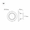Светодиодный светильник LTD-70WH 5W White 120deg (Arlight, IP40 Металл, 3 года)