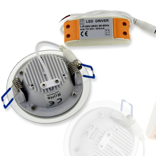 Светодиодный светильник встраиваемый IC-RW D100  (6W, White)