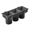 Светильник MS-FLOW-BUILT-S230x85-3x6W Warm3000 (BK, 55 deg, 230V) (Arlight, IP20 Металл, 5 лет)