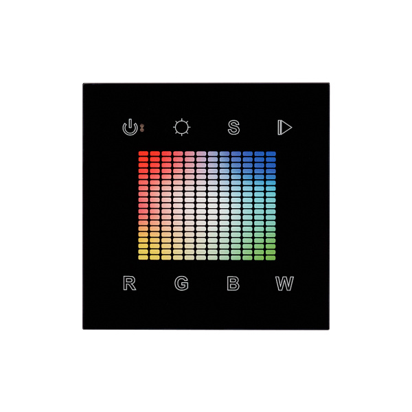 Панель Sens SR-2831S-AC-RF-IN Black (220V,RGBW,1зона) (Arlight, IP20 Пластик, 3 года)