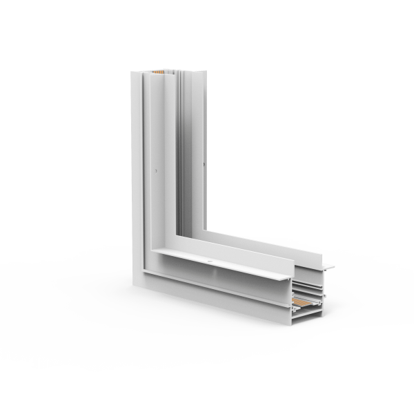 Коннектор угловой MAG-CON-4560-FDW-L90-INT (WH, 5LN, внутренний) (Arlight, IP20 Металл, 5 лет)