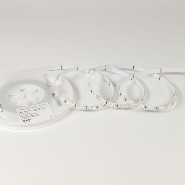 Светодиодная лента Standart Pro class, 2835, 120 led/m, 8mm, без скотча, Ice blue, 24V, IP20, SL22