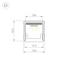 Профиль FANTOM-BENT-W12-SIDE-2000 ANOD (Arlight, Алюминий)