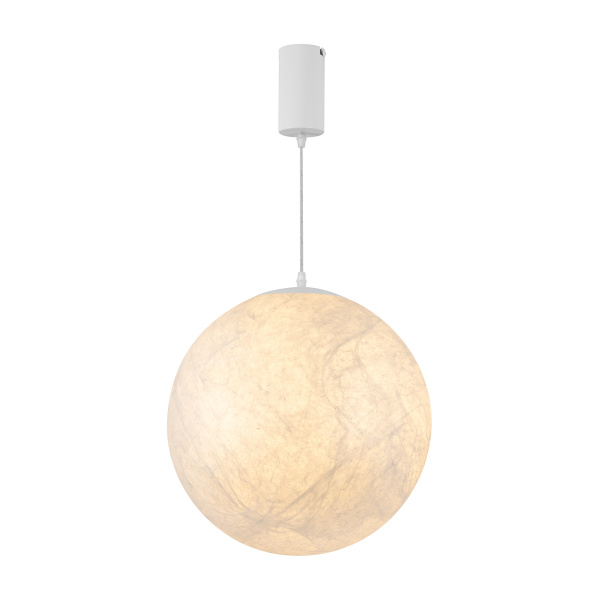 Светильник SP-SILKA-HANG-R400-12W Warm2700 (WH, 330 deg, 230V) (Arlight, IP20, Натуральный шелк, 3 года)