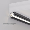 Профиль с экраном SL-KANT-H10-ROTATE-2000 IRON GREY (Arlight, Алюминий+пластик)