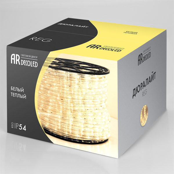 Дюралайт ARD-REG-LIVE Warm (220V, 36 LED/m, 100m) (Ardecoled, Закрытый)